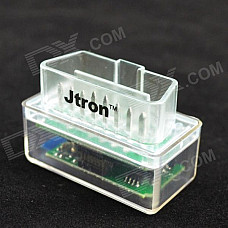 Jtron Mini Bluetooth ELM327 OBD2 V1.5 Car Diagnostic Tool - Translucent White