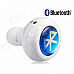 Mini Stereo Bluetooth v3.0 Headset - White