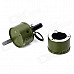 Cylindrical Butane Torch Lighter w/ Ashtray - Army Green