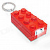 Genuine LEGO CITY LED Series - Rectangular 4x2 LED Brick Key Light - Red (IQ50701)