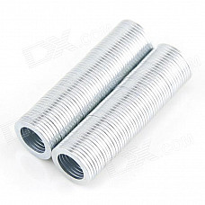 Jtron 10050148W Thin Ring NdFeB magnets - Silver (100 PCS)