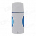 Multifunctional USB 2.0 Card Reader - White + Deep Blue (Max. 32GB)