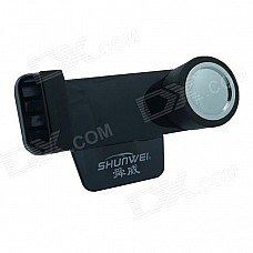 SHUNWEI Convenient Car Air Outlet Mounted 360' Rotating Plastic Holder for Cellphone / GPS + More