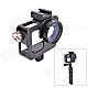 Fat Cat CNC Aluminum Alloy Extension Ultra Heat-Sink Case w/ 37mm MCUV Lens for GOPRO Hero 3+/3