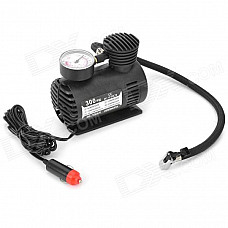 Portable 300psl Electric Car Auto / Bike Air Compressor Tire Inflator Pump (12V)