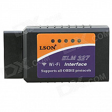 LSON EML327 OBD Wi-Fi Auto Car Diagnostic Tool for Iphone - Black