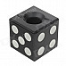 Anya D406 Creative Dice Style Decorative Plastic Ashtray - Black + White