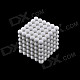 DIY N35 NdFeB Magnetic Magic Beads - White (216 PCS)
