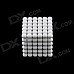 DIY N35 NdFeB Magnetic Magic Beads - White (216 PCS)