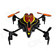 Wakera QR Infra X Mini 4-CH R/C Quadcopter BNF - Red + Black