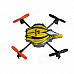 Wakera QR Infra X Mini 4-CH R/C Quadcopter BNF - Yellow + Grey