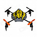 Wakera QR Infra X Mini 4-CH R/C Quadcopter BNF - Yellow + Grey