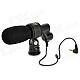 Nonsha Q3 Series Professional Stereo Microphone for Nikon Canon Pentax DSLR / DV Camcorder - Black