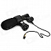 Nonsha Q3 Series Professional Stereo Microphone for Nikon Canon Pentax DSLR / DV Camcorder - Black