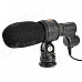 Nonsha Q3 Series Professional Stereo Microphone for Nikon Canon Pentax DSLR / DV Camcorder - Black