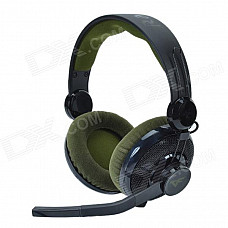 RAZER Carcharias Stylish Stereo Professional PC Gaming Headset with Microphone - Army Green + Black