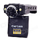 XINGTIANXIA HD-168B 2.0" TFT 5.0 MP CMOS Car Vehicle DVR Camcorder w/ 8-IR LED / G-sensor - Black