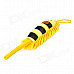 Cartoon Style Car Chenille + ABS Washing Cleaning Brush - Yellow