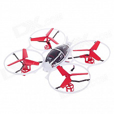 SYMA X3 2.4G 360 Degree Flip 4-CH 4-Axis Helicopter Rotor IR R/C Aircraft Toy - White + Red + Black