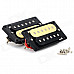 ZEA-DZ85 Humbucking Pickup Humbucker Set for Electric Guitar - Black + Yellow (1 Pair)