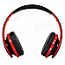 KG-5012 KG-5012 Multifunctional Folding Bluetooth V3.0 Headset w/ Microphone / TF / FM - Black + Red