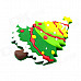 4.7 x 5.9cm Creative Christmas Tree Style Fridge Magnet - Multicolored