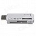 ETOP-U3-02 Super Speed USB 3.0 Micro SD / TF / SD / MS / M2 Card Reader - White (Max. 64GB)