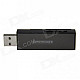 HH-030 High Speed USB 3.0 SD / TF / MS / M2 / SDHC / SDXC Memory Card Reader - Black (Max. 32GB)