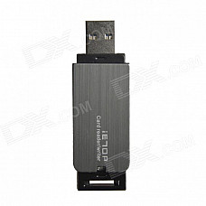 C3-03 High Speed USB 3.0 SD / Mini SD / SDHC / MMC Memory Card Reader - Grey (Max. 64GB)