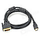 HDMI 19M to DVI 24+1M Connection Cable 1.8M
