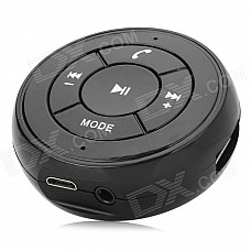 PT-750 Bluetooth V2.0 AUX Audio Receiver for Car - Black