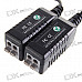 CCTV via Cat-5 Twisted Pair Video Balun Transceivers with Extension Cable (Pair)