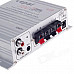 Lepai LP-V3 25W 2-CH Multifunction Stereo Car Audio Power Amplifier - Silver