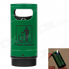 Trash Style High Quality Windproof Butane Lighter - Green