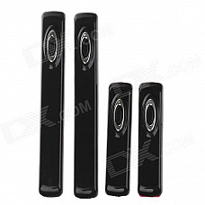 YI-193 Door Guard Protector Decorative Sticker for Auto Car - Black (2-Pair)