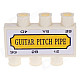 William Instrument 6-Hole Guitar Pitch Pipe - Yellow + White