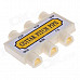 William Instrument 6-Hole Guitar Pitch Pipe - Yellow + White