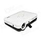 E05 DLP 1280 x 800 Real 3D Projector 2D Convert to 3D w/ 2 x HDMI + USB + VGA + AV + TF - White