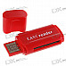 USB 2.0 SDHC SD/Mini SD/Micro SD/MMC/TF Card Reader (Max. 4GB)