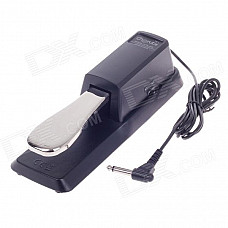 CHERUB WTB-005 Electric Piano / electronic Organ Sustain Aluminum Alloy Pedal - Black + Silver