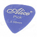 Alice 0.58mm Guitar Picks The Transparent Plastic Box - Red + Black + Blue + Green (100PCS)