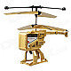 JH288 Mini Foldable 3.5-Channel Helicopter - Golden + Black