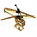 JH288 Mini Foldable 3.5-Channel Helicopter - Golden + Black