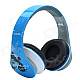 HAVIT HV-85D Adjustable Big Ear Pad Headphone - White + Blue + Multi-color