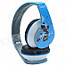 HAVIT HV-85D Adjustable Big Ear Pad Headphone - White + Blue + Multi-color