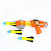 Children's Soft Bullet Artillery Gun - Orange + Grey