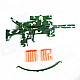 Children's Toy Crossbow with Infrared - White + Army Green