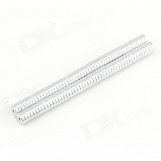 Small Hole NdFeB Magnets - Silver (100 PCS)