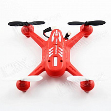 New-style 302-B Mini 4-CH 2.4GHz USB Rechargeable R/C Axial Aircraft - Red