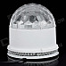 15W 48-LED RGB Sunflower Light + 3 x 3W RGB Cystal Magic Ball Dream light - White (85~266W)